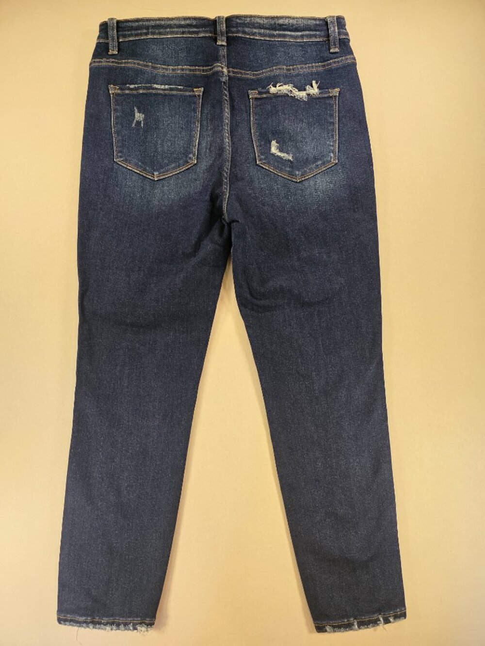 Flying Monkey Women’s Denim Blue Jeans High Rise Flare Size 31x26 NWOT - Picture 11 of 16